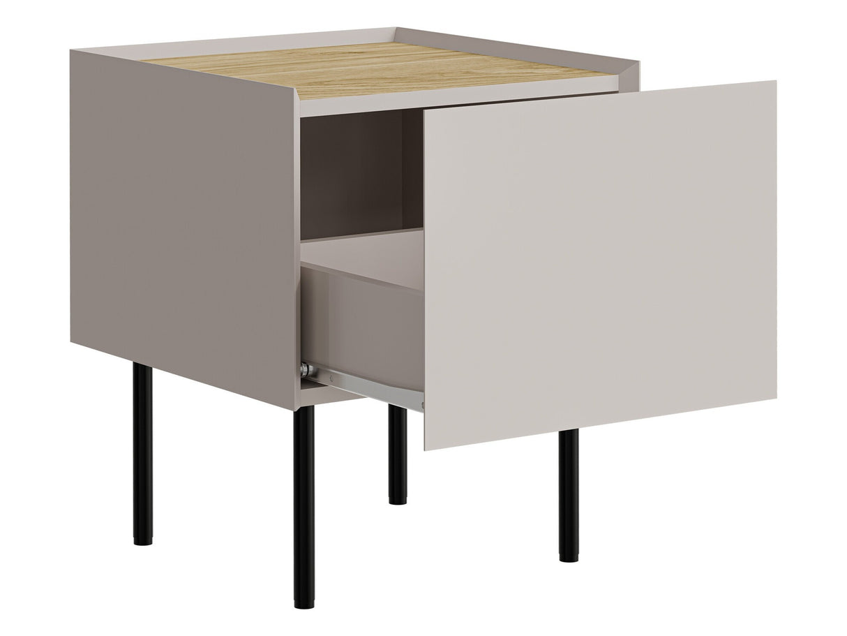 Éjjeliszekrény szett Szafka nemcna FELLINI 2szt., Szín: Világos olajfa + Tölgy