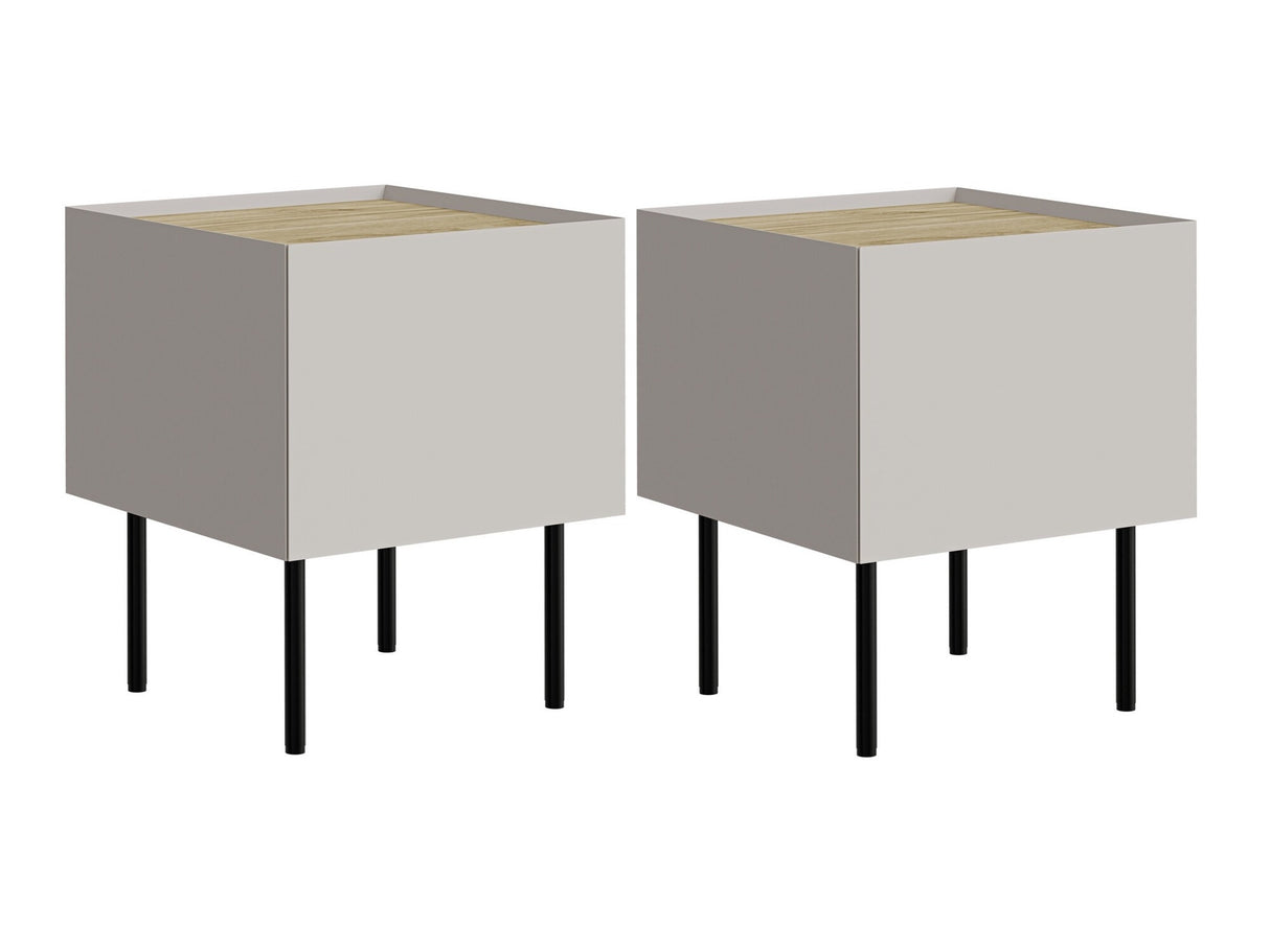 Éjjeliszekrény szett Szafka nemcna FELLINI 2szt., Szín: Kasmír + Tölgy