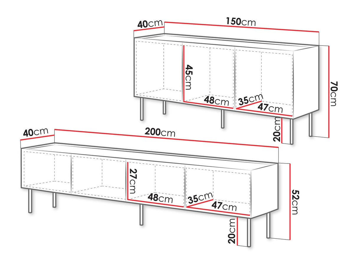 Nappali szett Meble FELLINI I, Szín: Világos olajfa + Tölgy