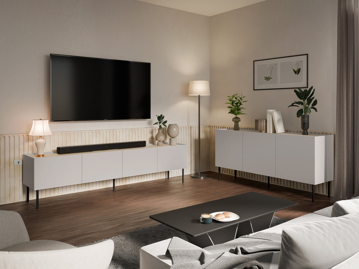 Nappali szett Meble FELLINI I, Szín: Kasmír + Tölgy