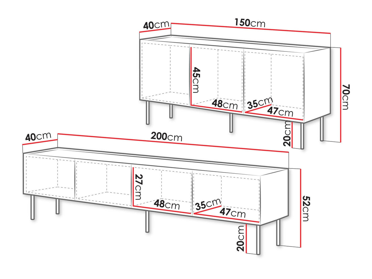 Nappali szett Meble FELLINI I, Szín: Kasmír + Tölgy