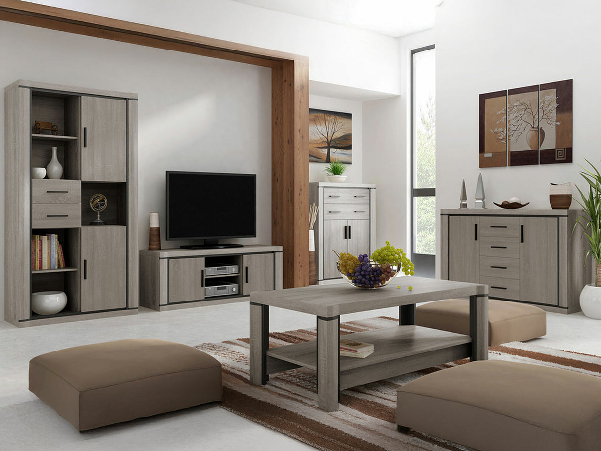 Nappali szett Dallas III, Szín: Triufel tölgy