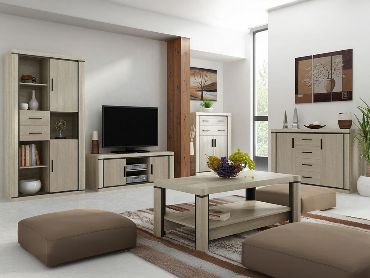 Nappali szett Dallas III, Szín: Sonoma tölgy