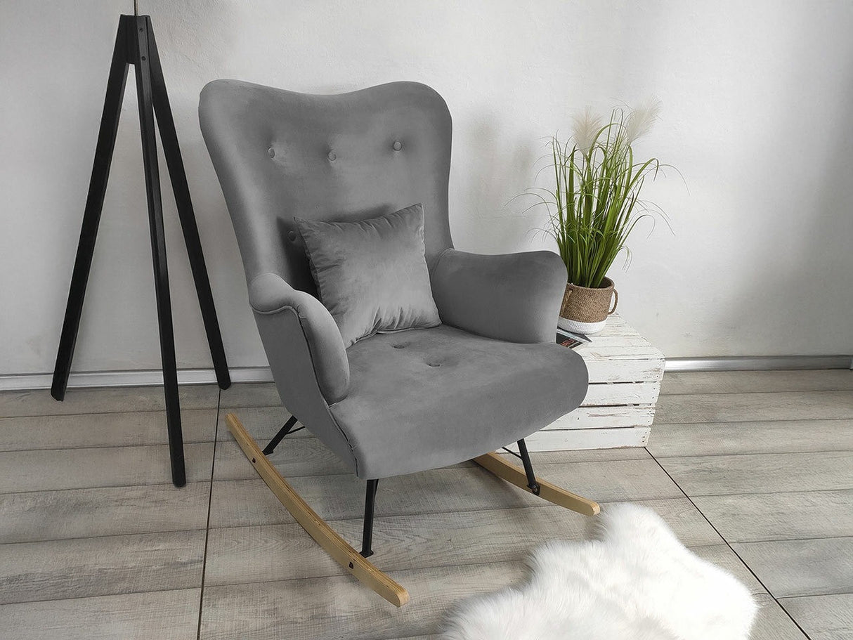 Hintaszék SKANDYNAWSKI BUJANY (Akcjusz), Szín: Magic Velvet 2217