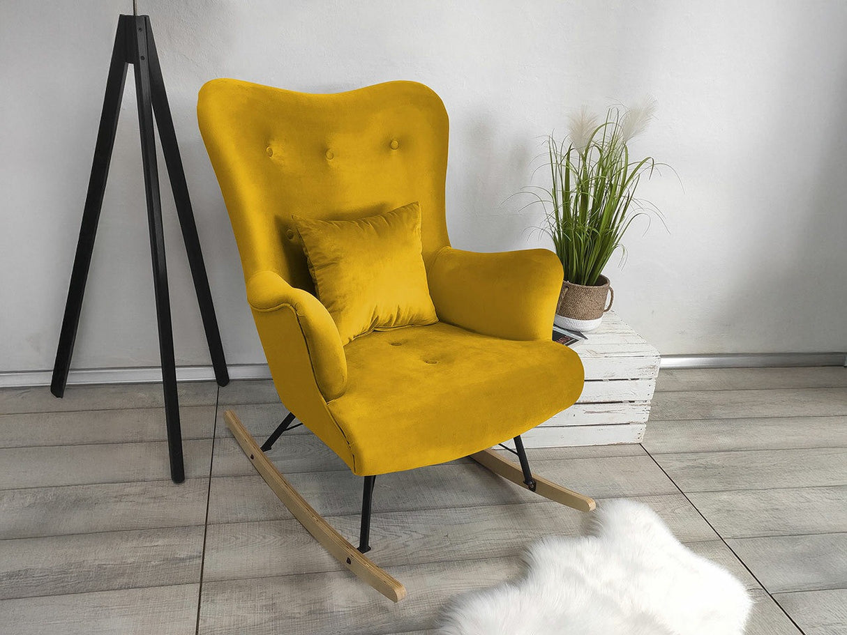 Hintaszék SKANDYNAWSKI BUJANY (Akcjusz), Szín: Magic Velvet 2234