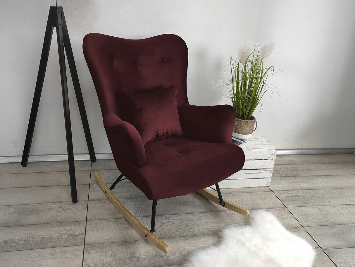 Hintaszék SKANDYNAWSKI BUJANY (Akcjusz), Szín: Magic Velvet 2202