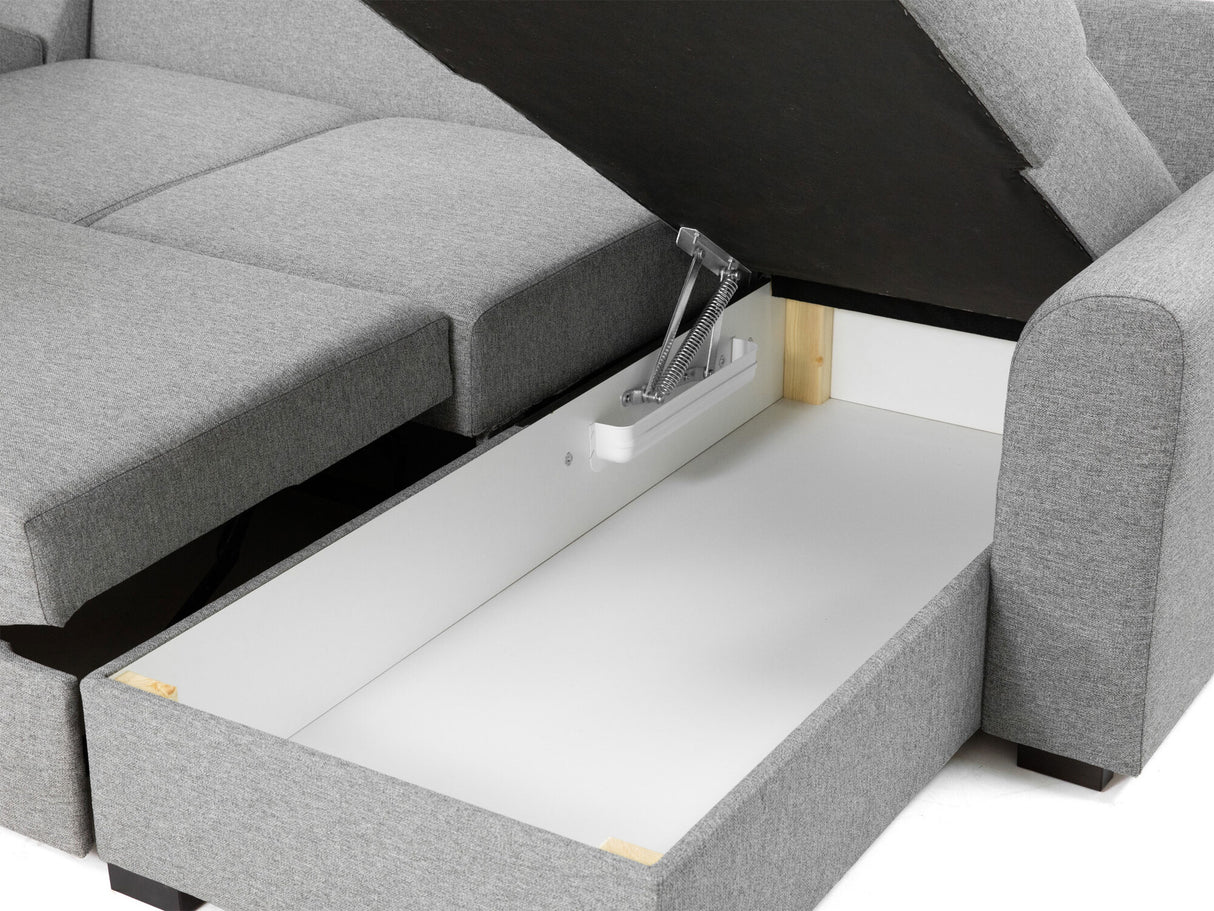 Sarokkanapé Wilma Large (Szafran Large), Szín: Flow 22, Változatok: Jobbos