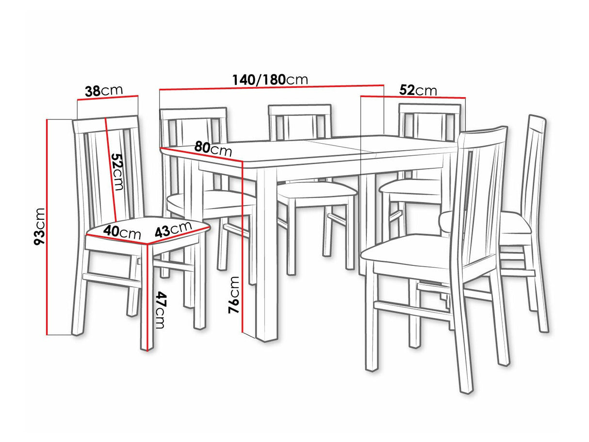 Étkezőgarnitúra AL65