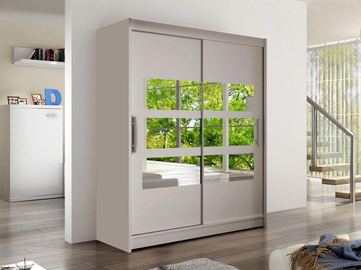 Gardróbszekrény Westa VII (Presto VII), Szín: Kasmír, Led világítás: Igen