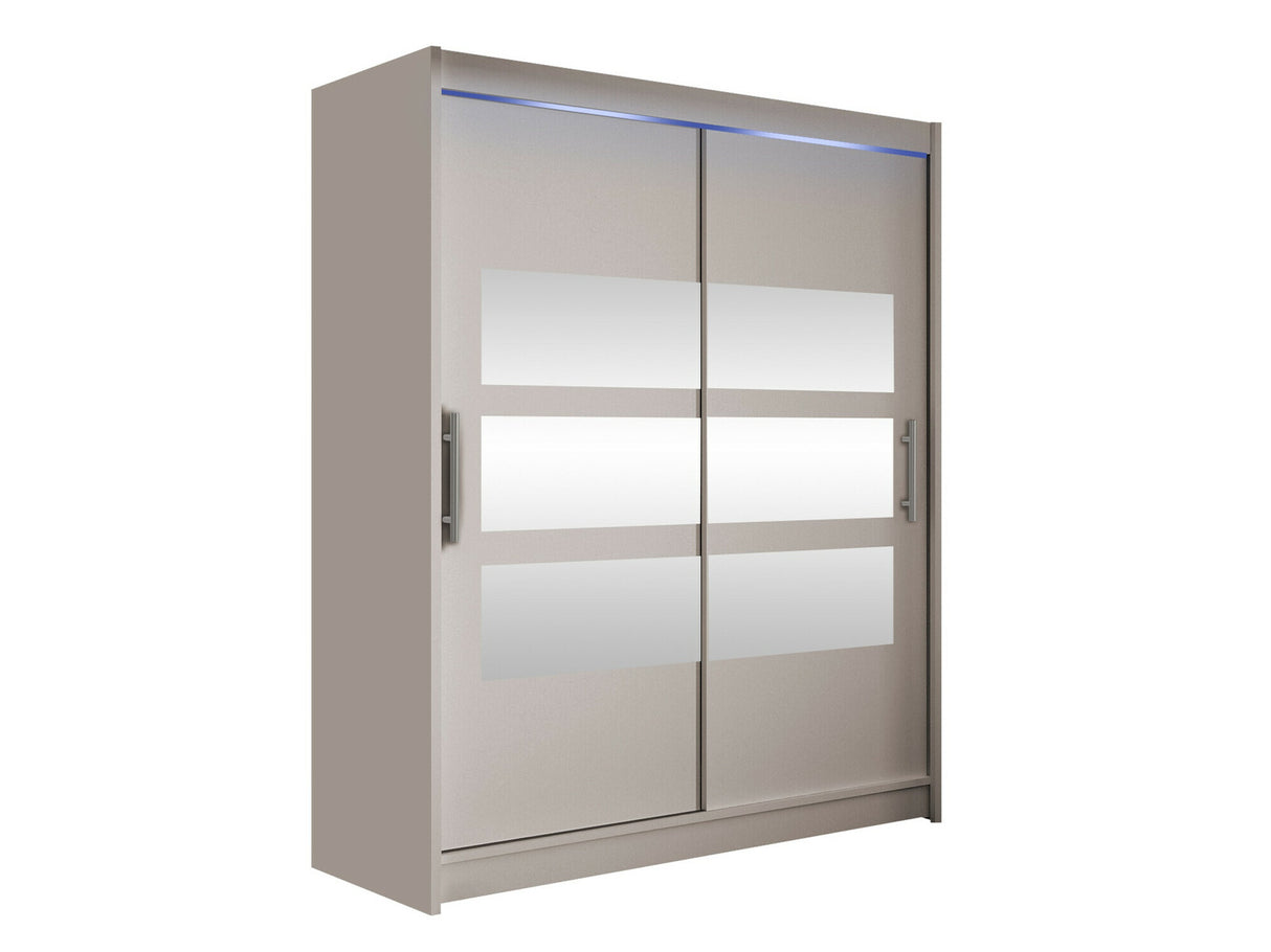 Gardróbszekrény Westa VII (Presto VII), Szín: Kasmír, Led világítás: Igen