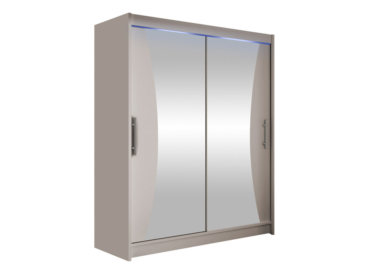 Gardróbszekrény Westa IX (Presto), Szín: Kasmír, Led világítás: Igen