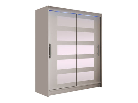 Gardróbszekrény Westa V (Presto), Szín: Kasmír, Led világítás: Igen