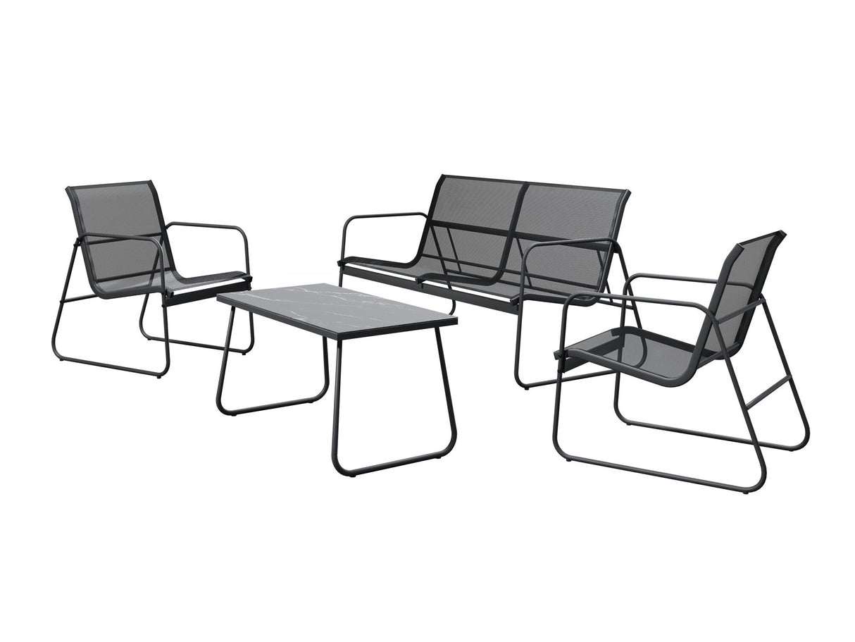 Kerti bútor Zestaw ogrodowy HAKAS, Szín: Antracit