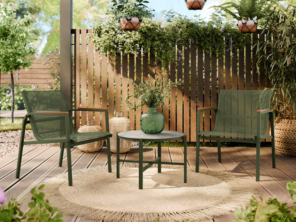 Erkély készlet Zestaw ogrodowy TARKON X80000660 Zielony
