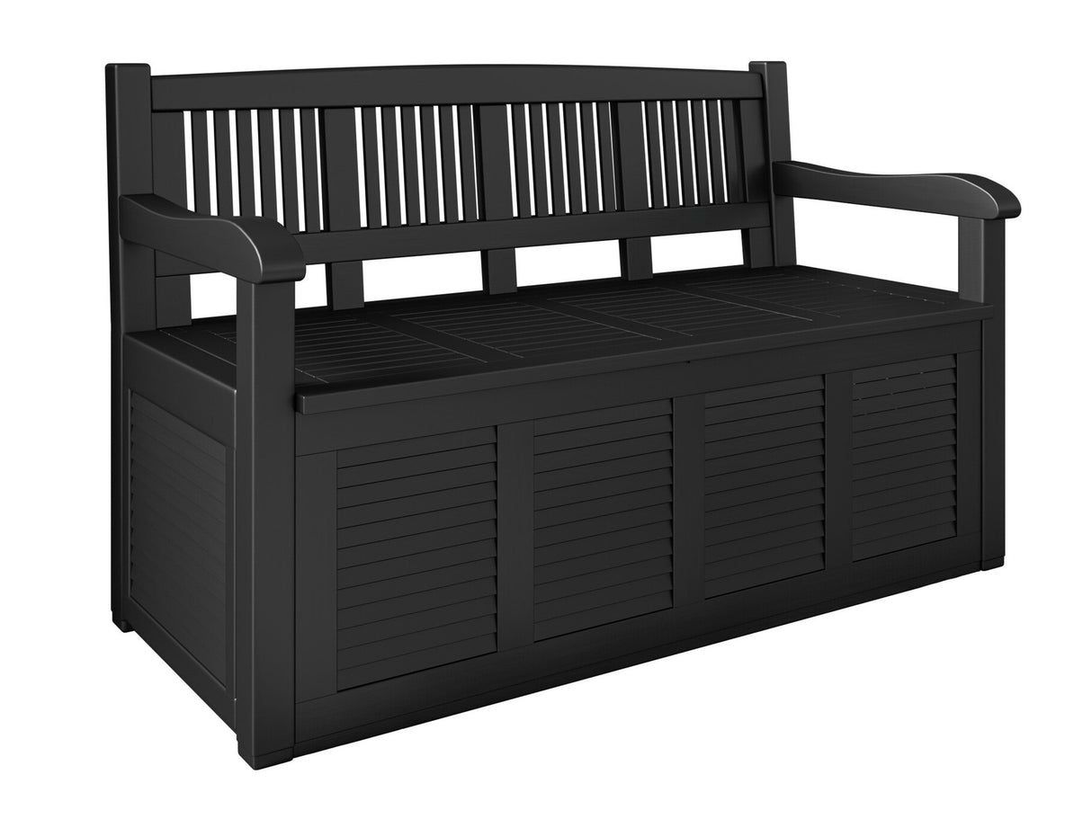 Kerti pad Ławka z pojemnikiem RIVA Y54970380 Ciemnemszary