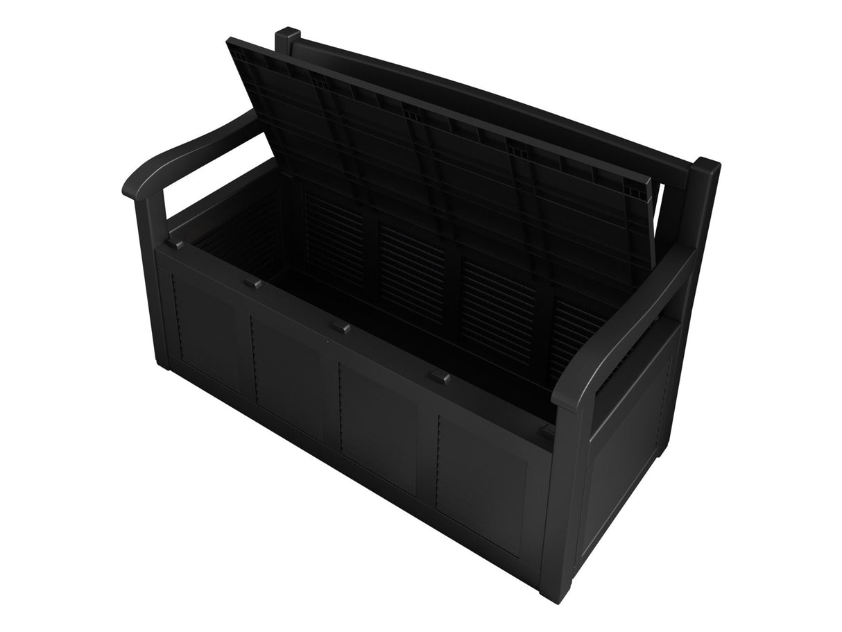 Kerti pad Ławka z pojemnikiem RIVA Y54970380 Ciemnemszary