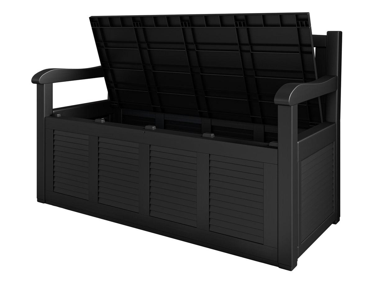 Kerti pad Ławka z pojemnikiem RIVA Y54970380 Ciemnemszary