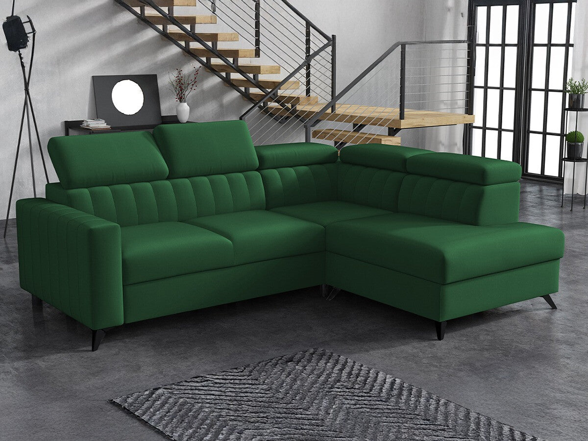 Sarokkanapé Narożnik MILANO 2R2 (Leviosenem), Szín: Velutto 10, Változatok: Jobbos