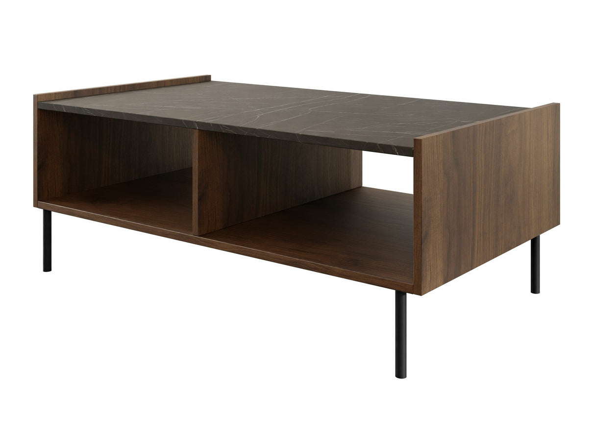 Nappali szett Meble TEWOS I Orzech Warmia/Marmur Czarny