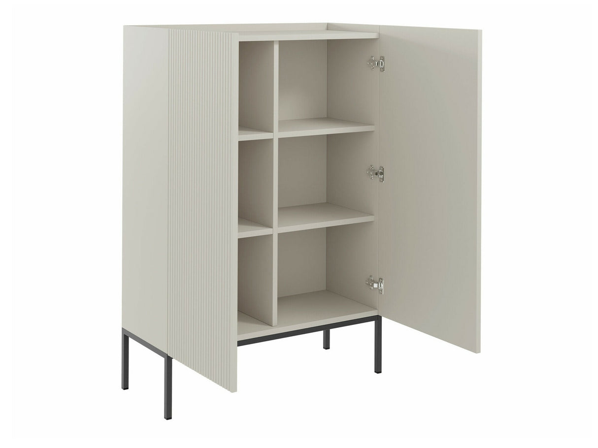 Könyvespolc Komoda COMO 100 2D, Szín: Artisan tölgy + Fekete