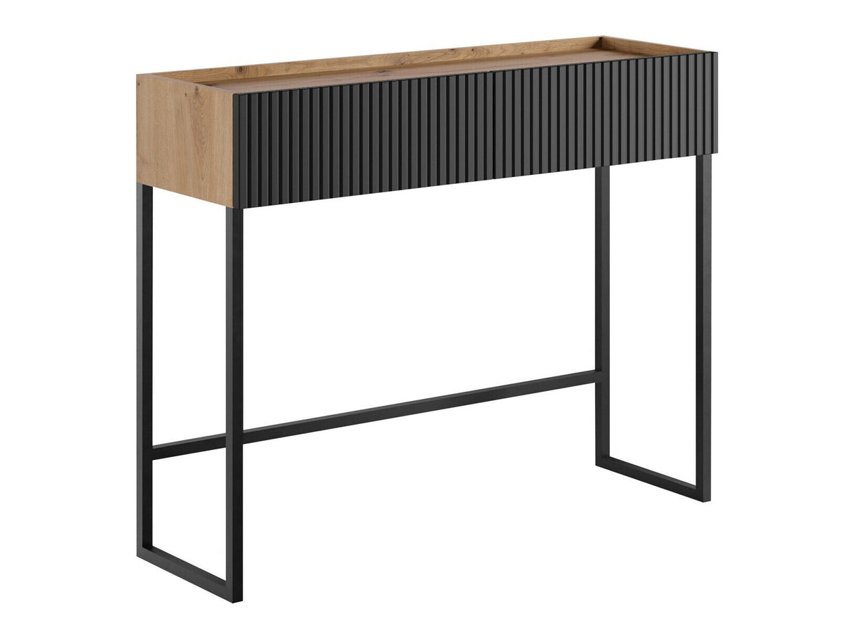Konzolasztal Konsola COMO 2SZ, Szín: Artisan tölgy + Fekete