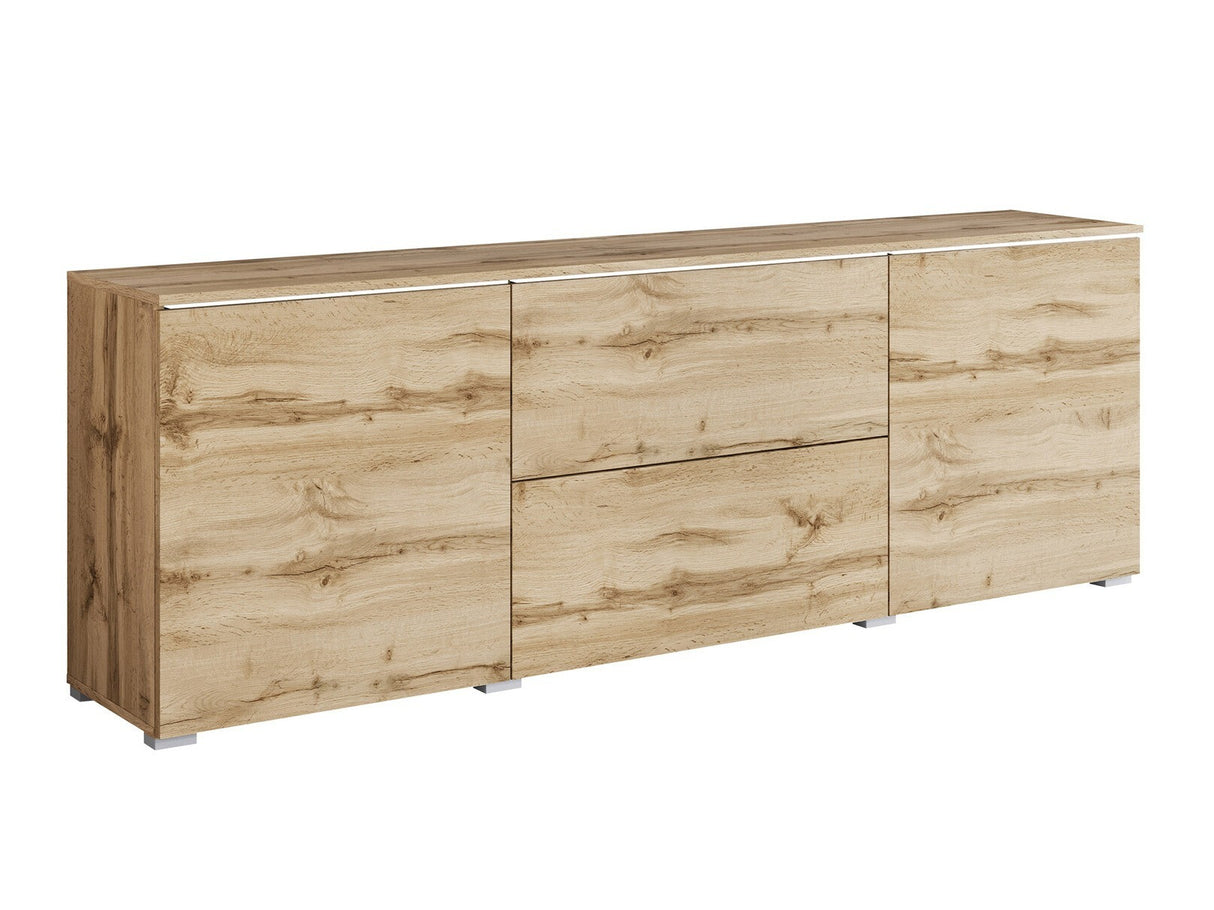 TV-állvány Szafka RTV VERA 181, Szín: Wotan tölgy, Led világítás: Igen