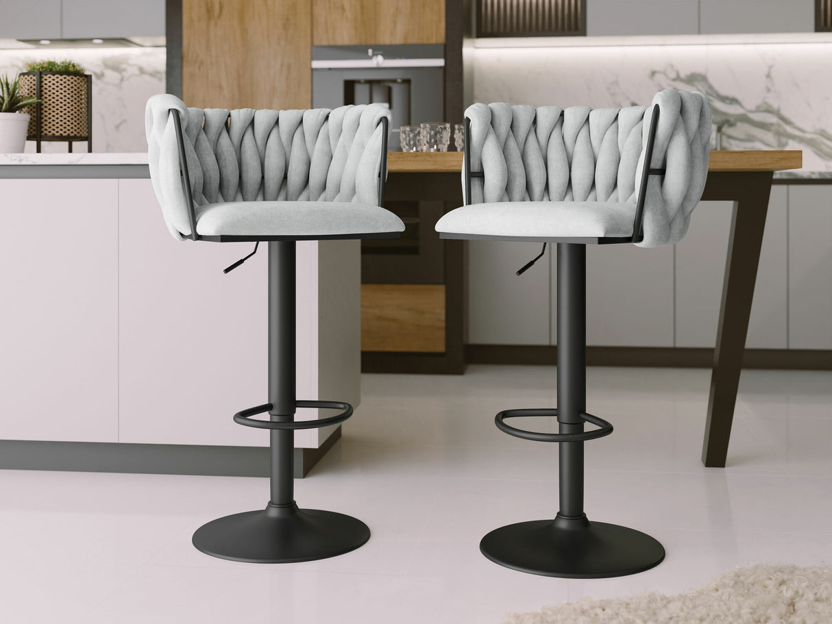 Bárszék Hoker MUZ/BS/1142 (2szt), Szín: Fekete+ Szürke