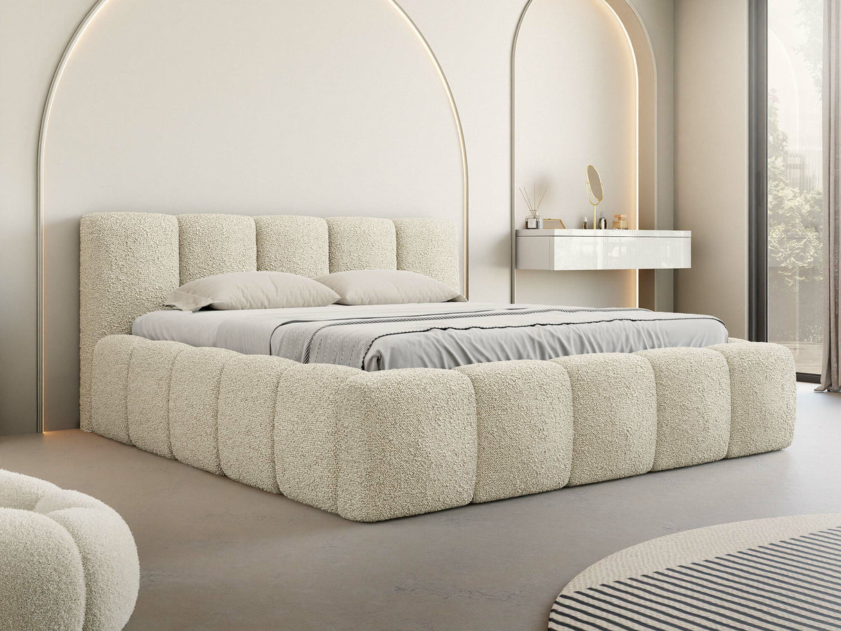 Ágy Łóżko tapicerowane KEVSON, Szín: Abriamo 03, Alvó felület mérete: 160 x 200 cm