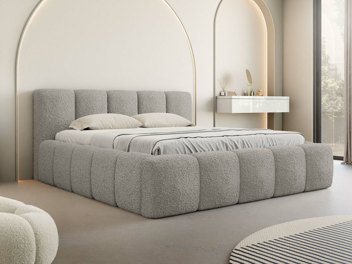 Ágy Łóżko tapicerowane KEVSON, Szín: Abriamo 07, Alvó felület mérete: 160 x 200 cm