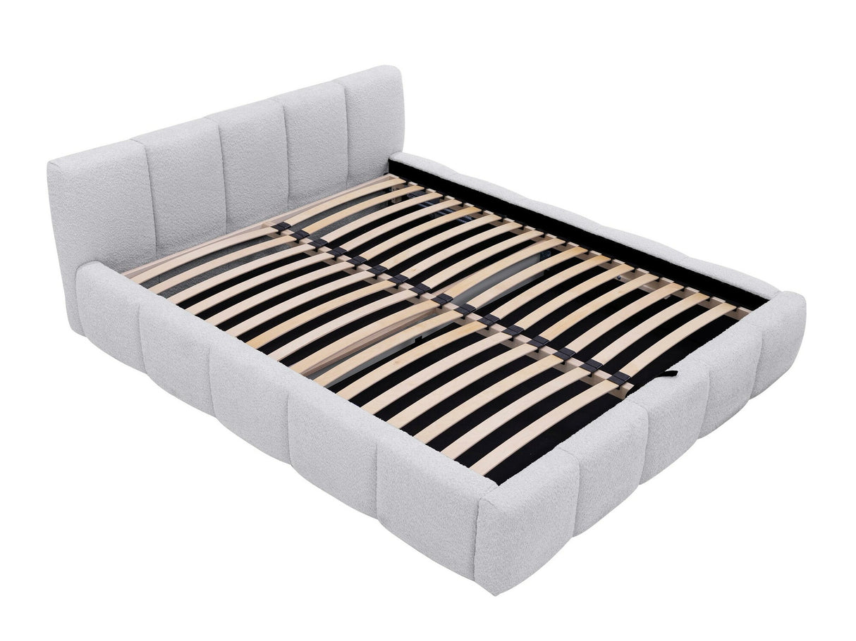 Ágy Łóżko tapicerowane KEVSON, Szín: Abriamo 04, Alvó felület mérete: 180 x 200 cm