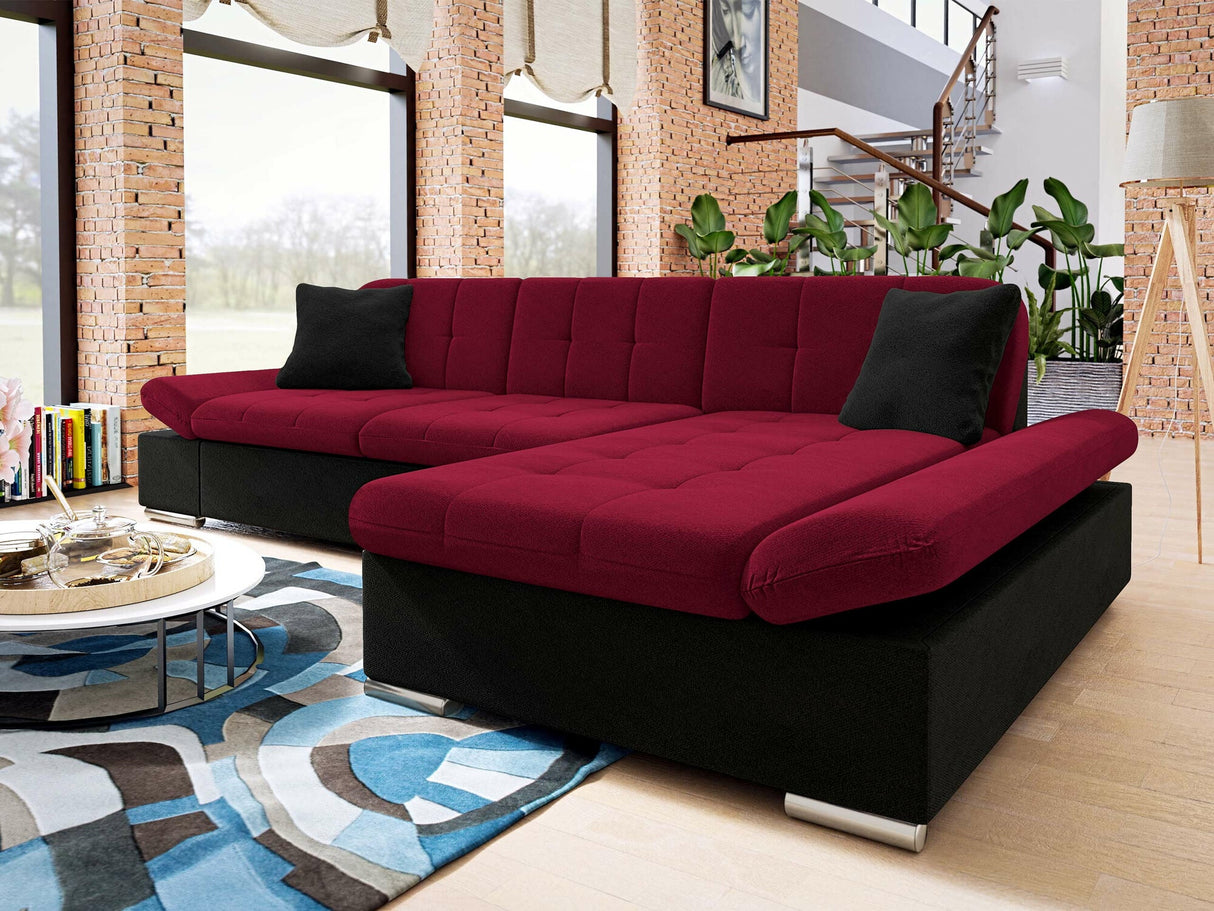 Sarokkanapé Malwi (Laviva), Szín: Kronos 07 + Kronos 02, Változatok: Jobbos