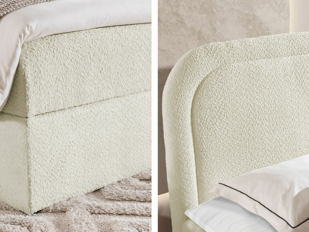 Kontinentális ágy Łoże kontynentalne BONITO, Szín: Coral 15, Alvó felület mérete: 180 x 200 cm