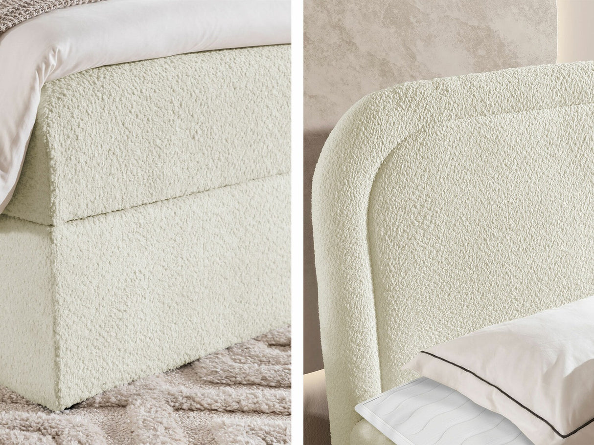 Kontinentális ágy Łoże kontynentalne BONITO, Szín: Coral 15, Alvó felület mérete: 200 x 200 cm