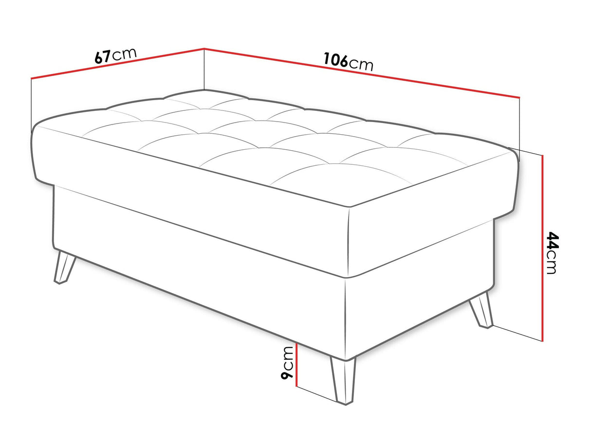 Puha pad Nemrd (Elsie), Szín: Coral 45