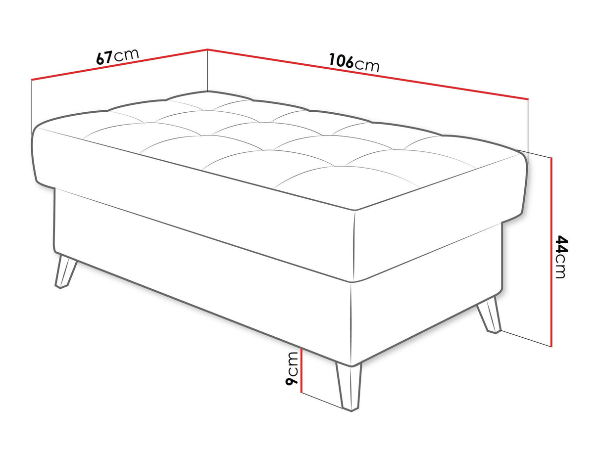 Puha pad Nemrd (Elsie), Szín: Coral 65