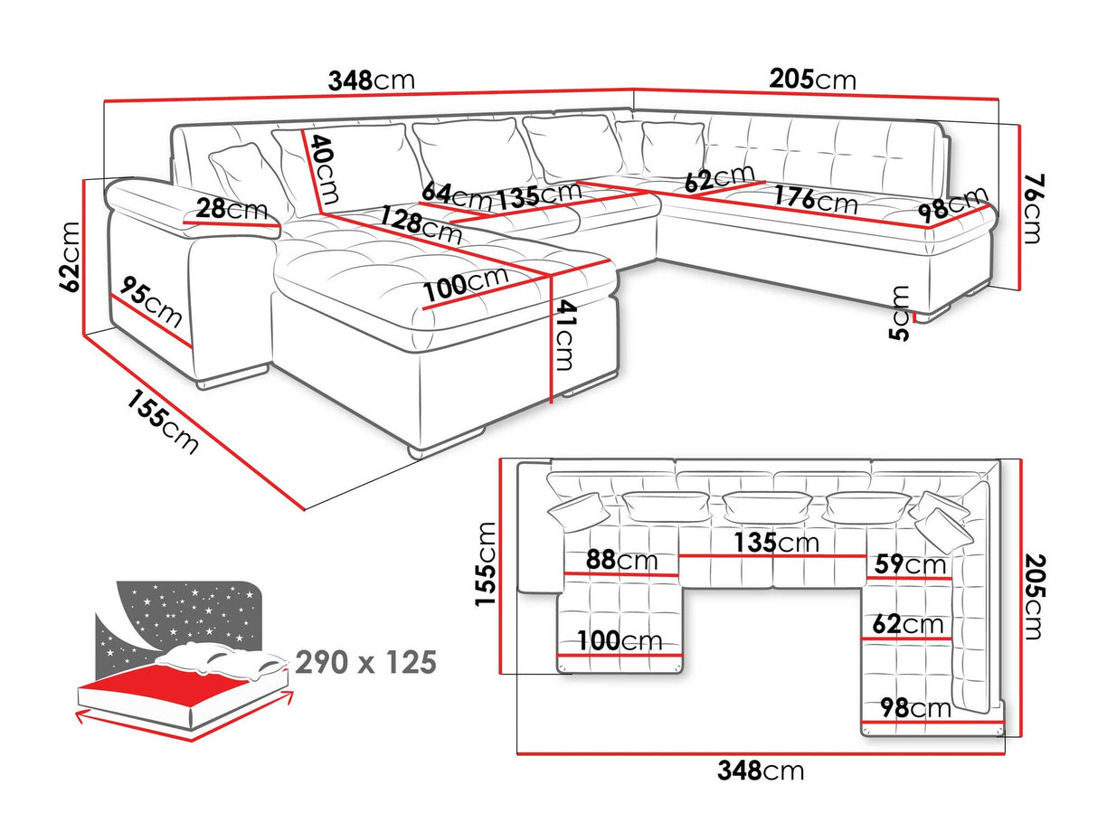 Sarokkanapé Niko (Tony), Változatok: Balos, Szín: Kronos 19
