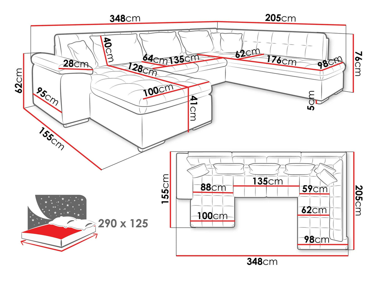Sarokkanapé Niko (Tony), Változatok: Jobbos, Szín: Uttario Velvet 2973