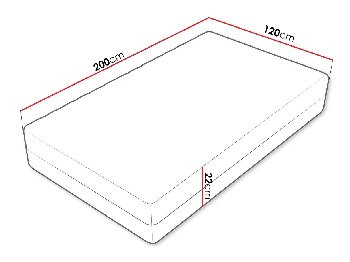 Matrac Unem 22, Méretek: 120 x 200 cm