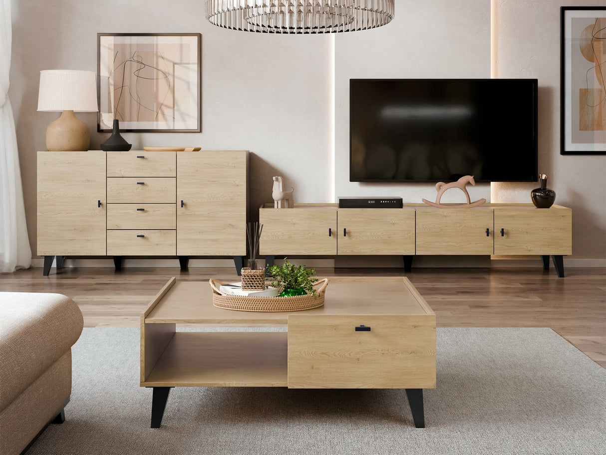 Komód Komoda VURKIZO 150 2D4SZ Dąb Cremona 5903211412301