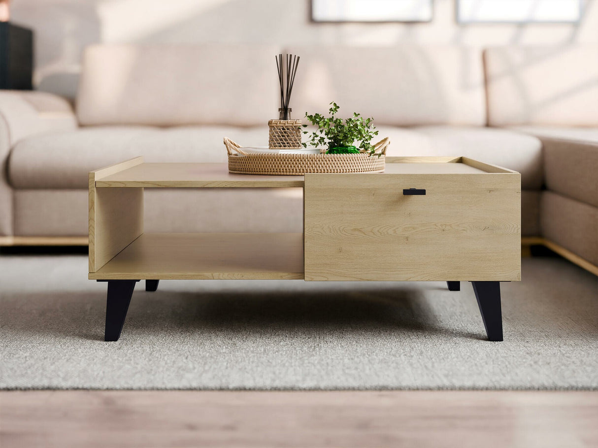 Dohányzóasztal Stolik kawowy VURKIZO 1SZ Dąb Cremona 5903211412325