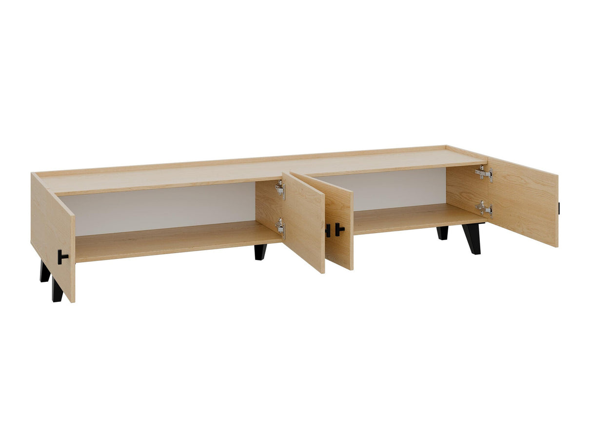 TV-állvány Szafka RTV VURKIZO 200 4D Dąb Cremona 5903211412356