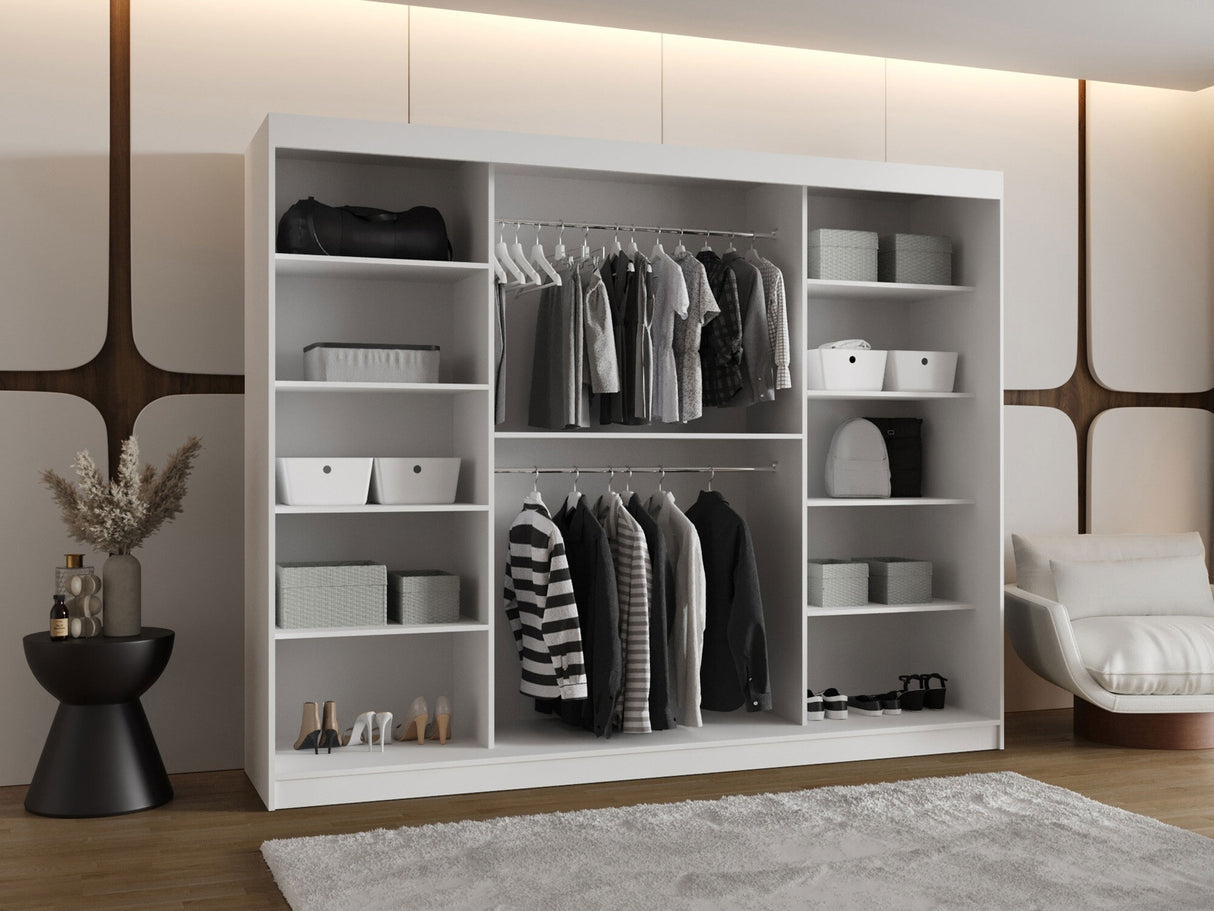 Gardróbszekrény Szafa 250 SELFIE, Szín: Artisan tölgy, Fiókok: Nem