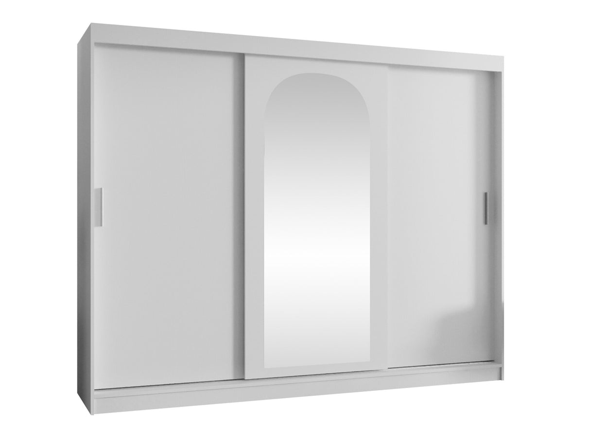 Gardróbszekrény Szafa 250 SELFIE, Szín: Fehér, Fiókok: Nem