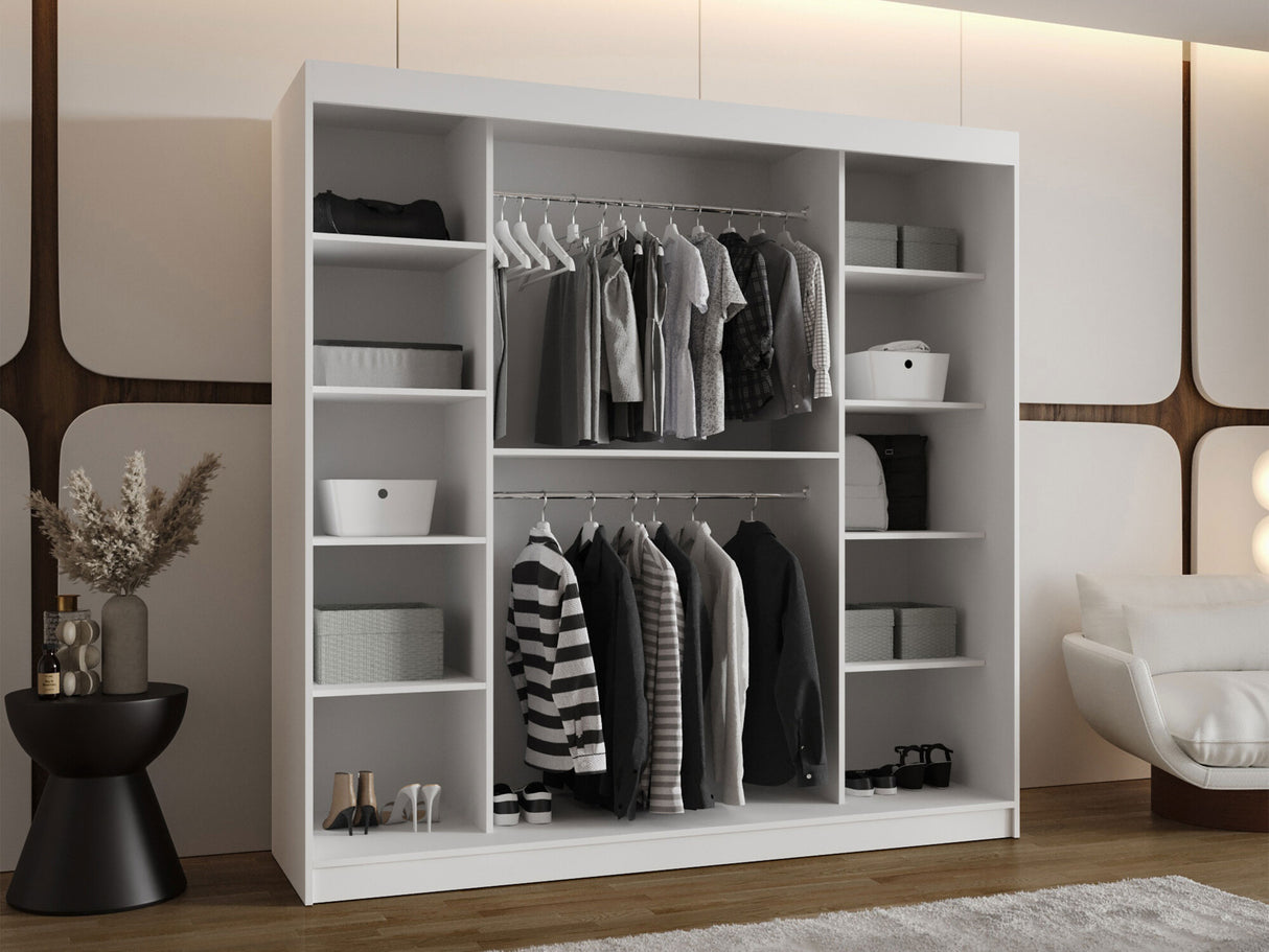 Gardróbszekrény Szafa 200 SELFIE, Szín: Kasmír, Fiókok: Nem