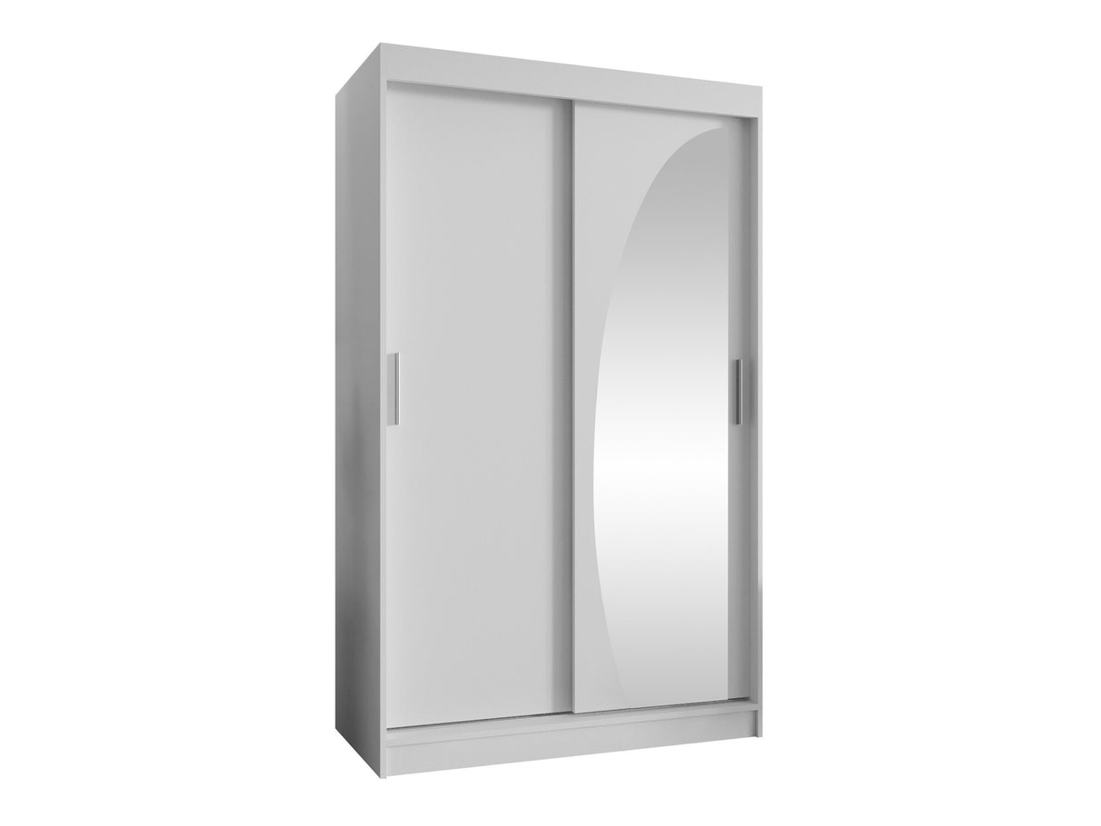 Gardróbszekrény WIKA 120, Szín: Fehér, Fiókok: Nem