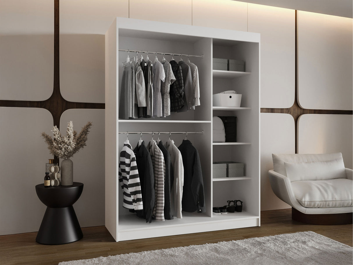 Gardróbszekrény WIKA 150, Szín: Kasmír, Fiókok: Nem