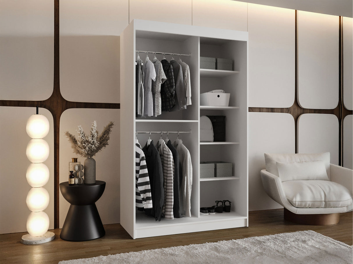 Gardróbszekrény Szafa 120 SELFIE, Szín: Kasmír, Fiókok: Nem