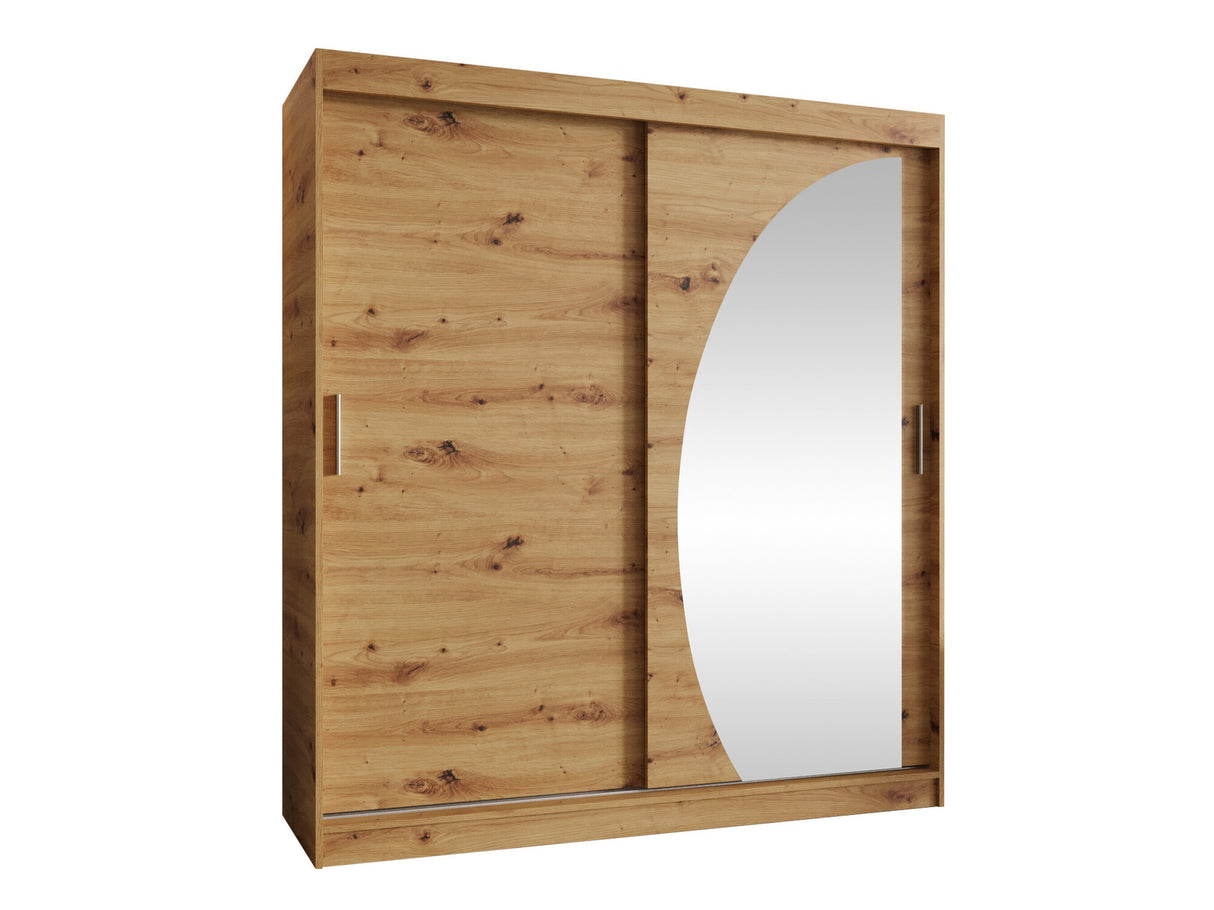 Gardróbszekrény WIKA 180, Szín: Artisan tölgy, Fiókok: Igen