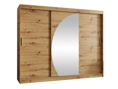 Gardróbszekrény WIKA 250, Szín: Artisan tölgy, Fiókok: Igen