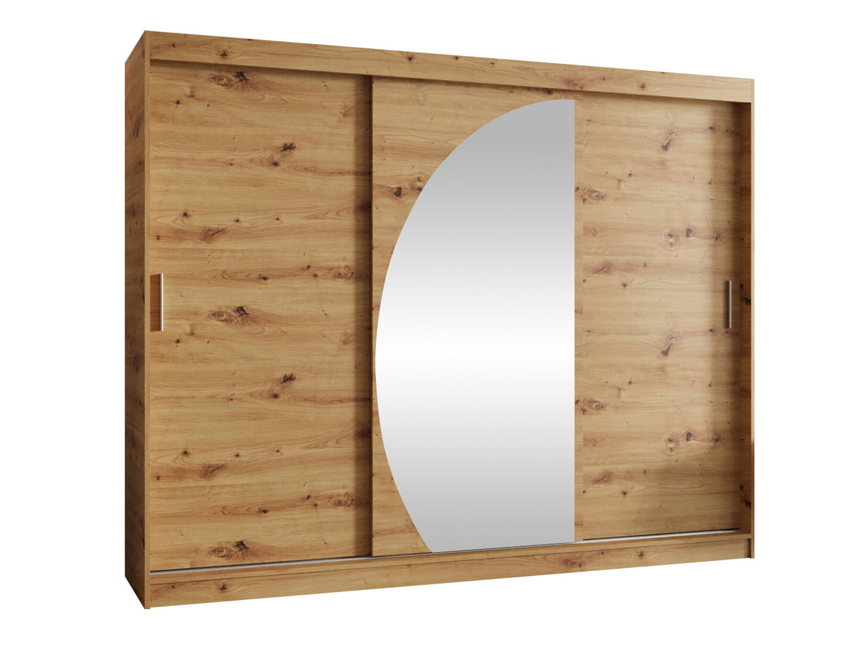 Gardróbszekrény WIKA 250, Szín: Artisan tölgy, Fiókok: Igen